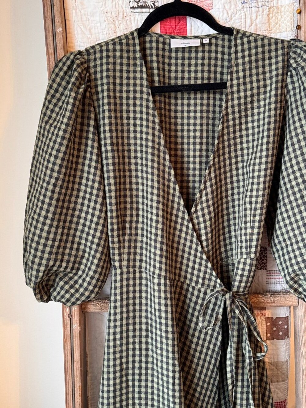 Minimum Elmina Gingham Midi Dress - Picture 3 of 11